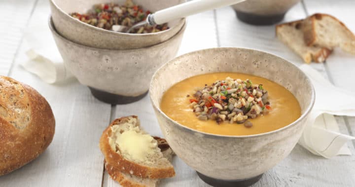 Gulrot og søtpotetsuppe med curry